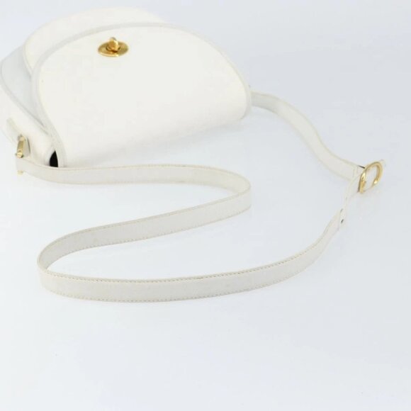 GUCCI Micro GG Supreme Shoulder Bag PVC White Gold 001 406 0259 Auth 146962 - Picture 8 of 16